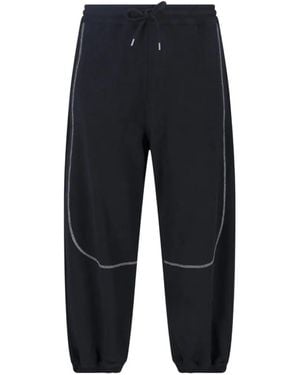 Vivienne Westwood Rear-Pocket Drawstring-Waistband Track Trousers - Blue