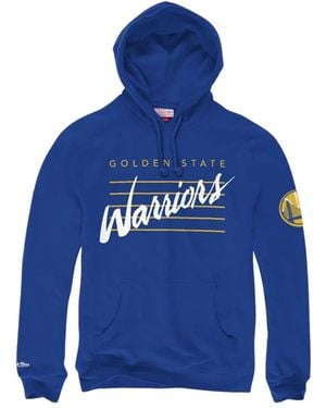 Mitchell & Ness Nba Golden State Warriors Hoodie - Blauw