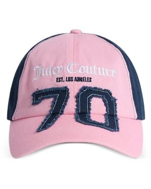 Juicy Couture Logo-Embroidered Baseball Cap - Pink