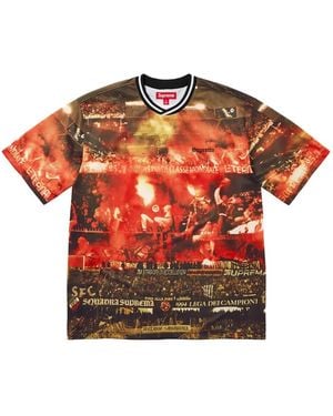 Supreme Venci Per Noi Soccer Jersey T-Shirt - Red