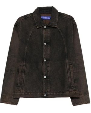 A_COLD_WALL* Cromer Dyed Panelled Denim Jacket - Black