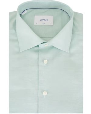 Eton Oxford Slim-Fit Shirt - Blue