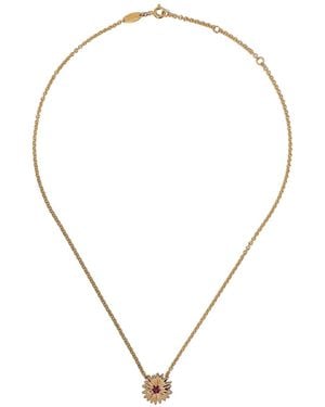 Aurelie Bidermann 18Kt Rhodolite Garnet Bouquet Pendant Necklace - Natural