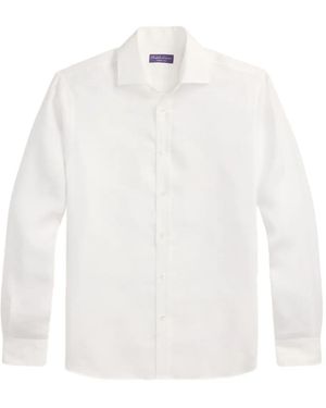 Ralph Lauren Chemise Boutonnée À Manches Longues - Blanc