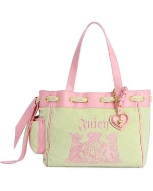 Juicy Couture Daydreamer Towelling Tote Bag - Pink