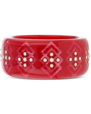 Mark Davis 18K Bakelite Bracelet - Red
