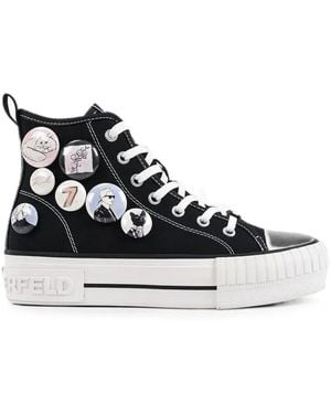 KARL LAGERFELD Kampus Max Sneakers Mit Patch - Weiß