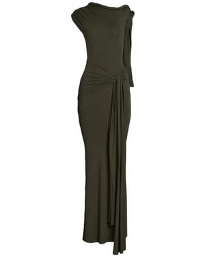Axel 113 Tiana Twisted Maxi Dress - Green