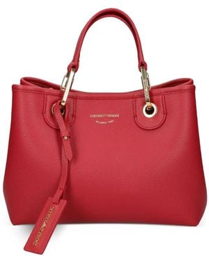 Emporio Armani Borsa Tote Con Logo - Rosso