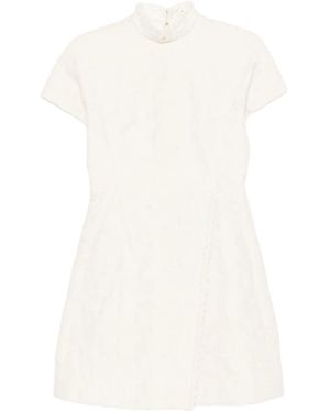 Shiatzy Chen Jurk Met Print - Wit