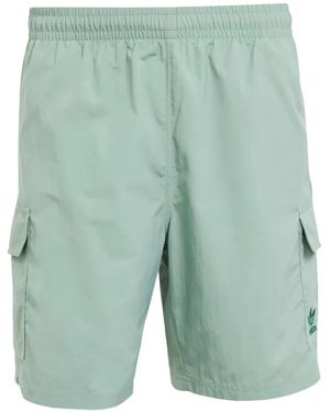 adidas Trefoil Woven Cargo Shorts - Green