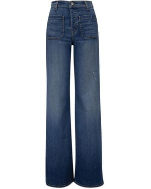 Nili Lotan Jeans mit weitem Bein - Blau