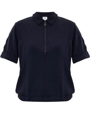 Bogner Finya Poloshirt Met Rits - Blauw