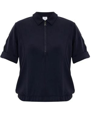 Bogner Polo Finya Con Cremallera - Azul