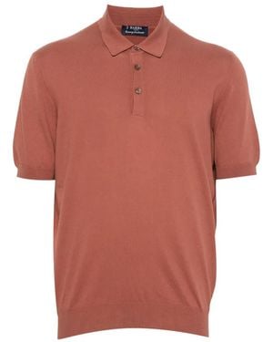 Barba Napoli Short-Sleeve Polo Shirt - Red