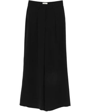 MAISON 123 Flaubert Pleated Trousers - Black