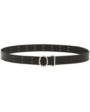 Jil Sander Cannolo-gürtel - Schwarz