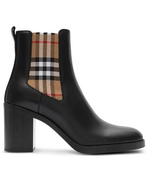 Burberry Hampstead Stiefel Mit Absatz - Schwarz