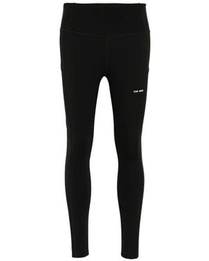 TEAM WANG design ロゴ レギンス - ブラック