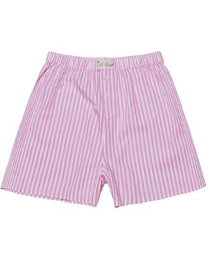 MC2 Saint Barth Striped Shorts - Purple