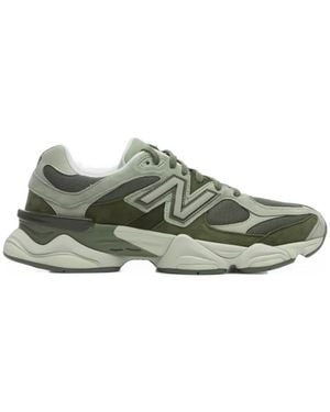 New Balance 9060 Mesh-Panel Trainers - Green