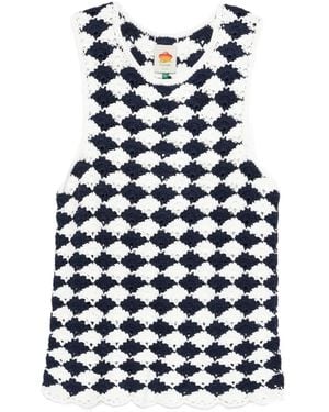 FARM Rio Knitted Dress - Blue