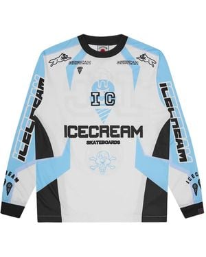 ICECREAM T-Shirt Met Lange Mouwen - Blauw