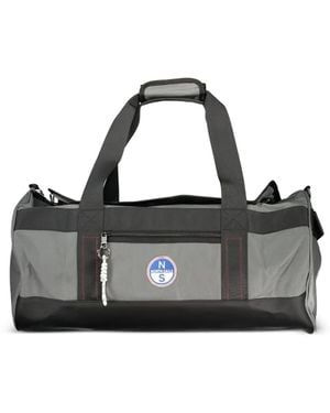 North Sails Logo-Patch Duffle Bag - Black