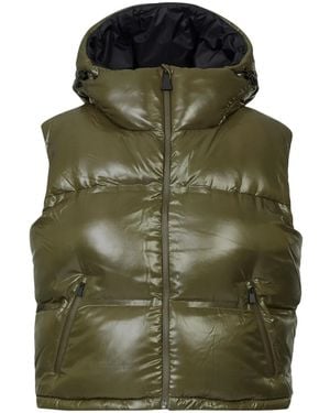 Aztech Mountain Snowbird Padded Hooded Vest - Green