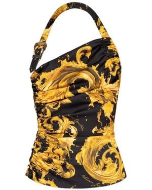 Versace Jeans Couture Haut À Détail De Boucle - Yellow