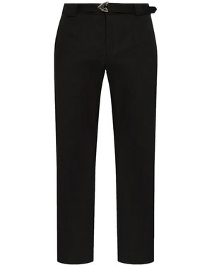 McQueen Klassische Straight-Leg-Hose - Schwarz