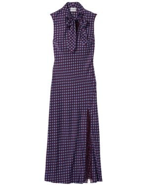 Claudie Pierlot Flowy Lace Maxi Dress - Purple