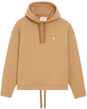 Ami Paris Sudadera Holiday Capsule Con Capucha - Neutro
