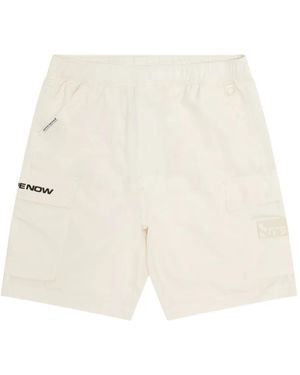 Aape By A Bathing Ape Logo-Patch Cargo Shorts - White