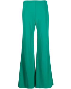 Alberta Ferretti ハイウエスト フレアパンツ - グリーン