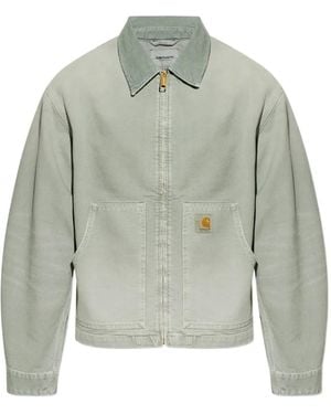 Carhartt Arcan Zip-Up Denim Jacket - Green