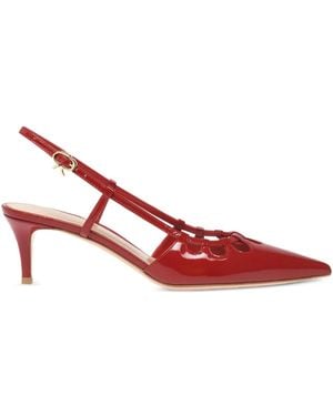 Gianvito Rossi Eloise 55mm カットアウト パンプス - レッド
