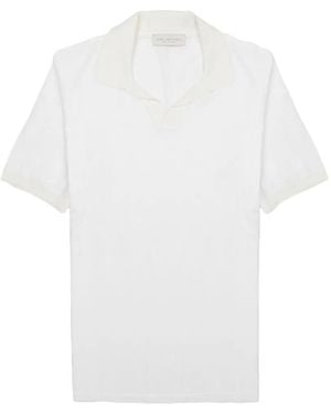 LUIGI GENTILE Short-Sleeve Cotton T-Shirt - White