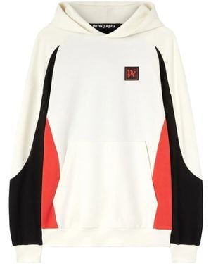 Palm Angels Paxhaas Colour-Block Hoodie - Red