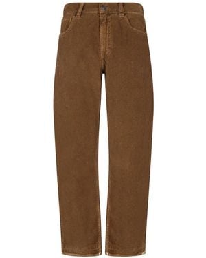 Amaranto Corduroy Trousers - Brown