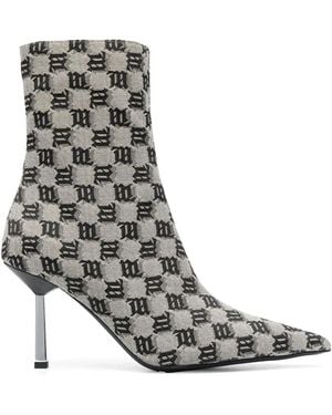 MISBHV Sasha Heeled Ankle Boots - Black