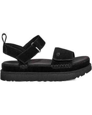 UGG Goldenstar Logo Sandals - Black