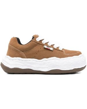 Maison Mihara Yasuhiro Oliver Og Sole Trainers - Brown