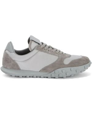 Jil Sander Suede-Panelled Trainers - Grey
