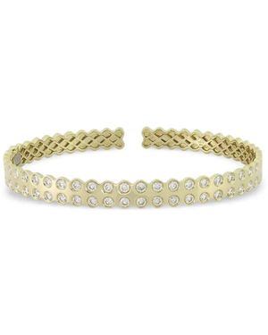 TYPE JEWELRY Brazalete Leggo 2.0 Pequeño En Oro Amarillo De 14 Ct Con Diamante - Metálico