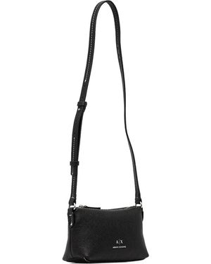 ARMANI EXCHANGE Textured Zip-fastening Mini Bag - White