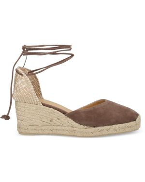 Castañer Espadrilles Carina Compensées - Metallic