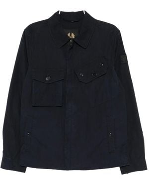 Belstaff Rig Flap-Pocket Shirt Jacket - Blue