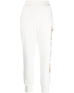 Twinset Logo-Print Track Trousers - White