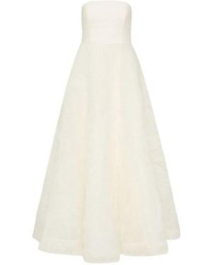 Rebecca Vallance Willow Strapless Textured Bridal Gown - White
